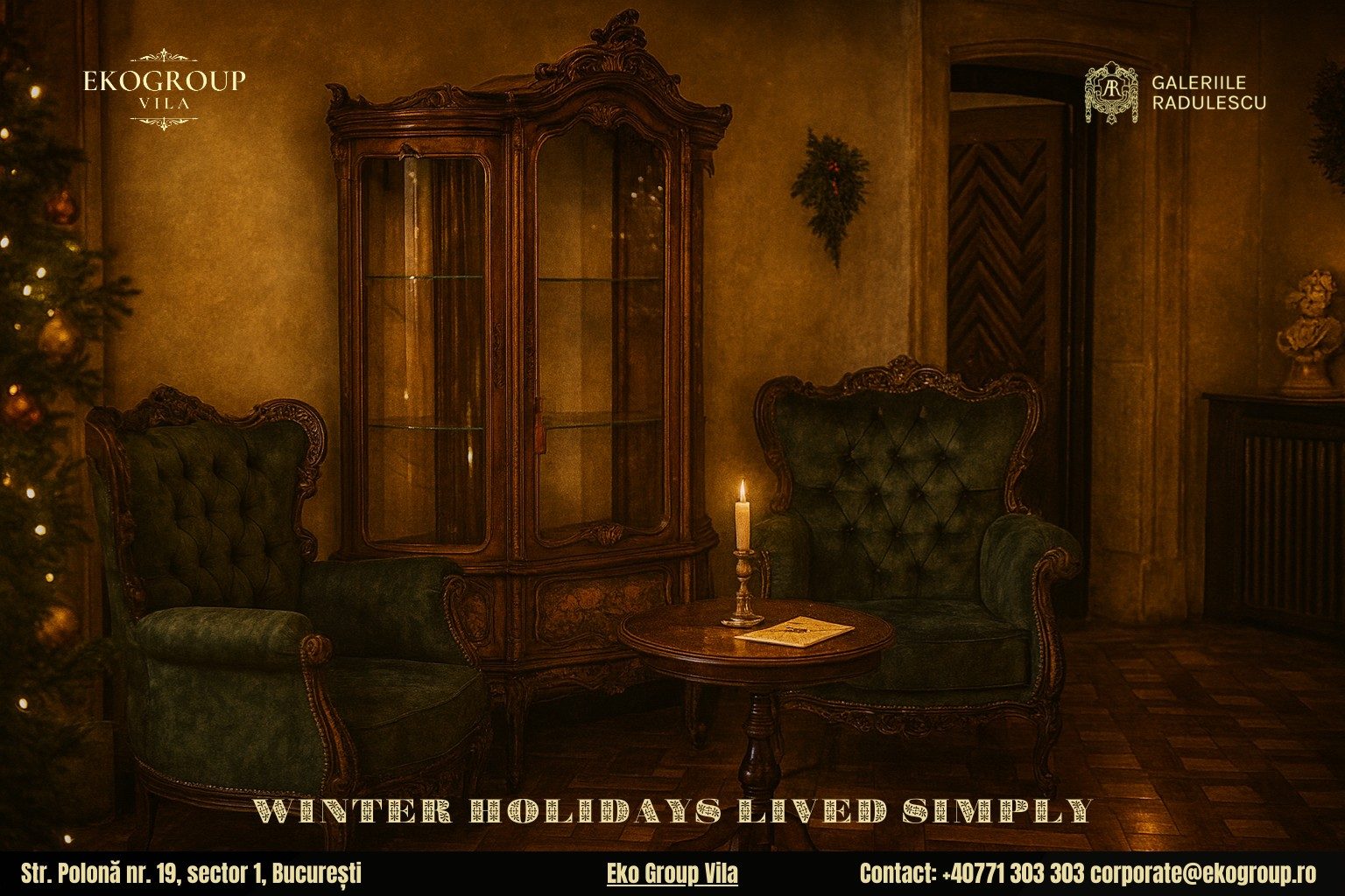 Crăciunul în România: O privire în profunzime asupra sărbătorilor din anii ’30 la Eko Group Vila